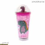 لیوان اسموتی تگرگی طرح دایناسور 8