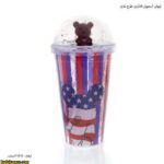 لیوان اسموتی فانتزی طرح تدی 3