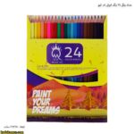 مداد رنگی 24 رنگ ایرانی ام کیو 5