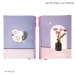 پوشه پارچه ای زیپ دار طرح گل و گیاه سویل 2