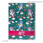 دفتر 40 برگ سیمی دخترانه کد 110 شفیعی