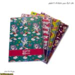 دفتر 40 برگ سیمی دخترانه کد 110 شفیعی 9