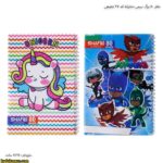 دفتر 80 برگ سیمی دخترانه کد 37 شفیعی