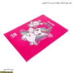 دفتر مشق 80 برگ دخترانه ته چسب کد 7 شفیعی 8
