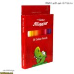 مداد رنگی 36 رنگ مقوایی الیگیتور (Alligator) - 2