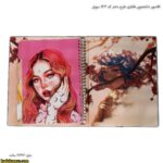 کلاسور دانشجویی فانتزی طرح دختر کد 1303 سویل