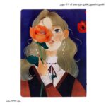 کلاسور دانشجویی فانتزی طرح دختر کد 1303 سویل 4