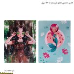 کلاسور دانشجویی فانتزی طرح دختر کد 1303 سویل