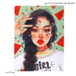 کلاسور قفل فلزی دخترانه طرح 2 کد 1307 سویل 2