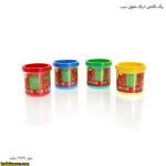رنگ انگشتی 4 رنگ مقوایی سیب 3