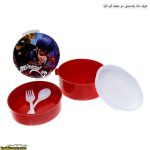 ظرف غذا پلاستیکی دو طبقه گرد کارا 20