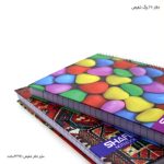دفتر خط دار سیمی 160 برگ جلد سخت - Image 3