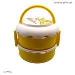 ظرف غذا دو طبقه طرح کیک پلاستیکی - Image 8