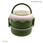 ظرف غذا دو طبقه طرح کیک پلاستیکی - Image 6