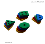 بازی آموزشی اشکال هندسی چوبی 4