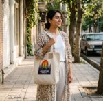 توت بگ پارچه ای طرح خورشید 3