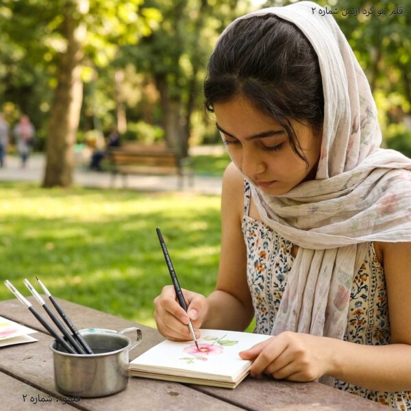 قلم مو گرد آرتمن شماره 2