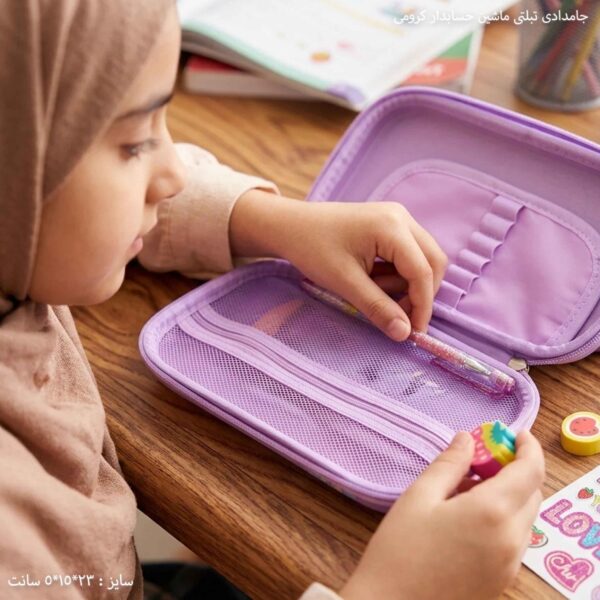 جامدادی تبلتی ماشین حسابدار کرومی