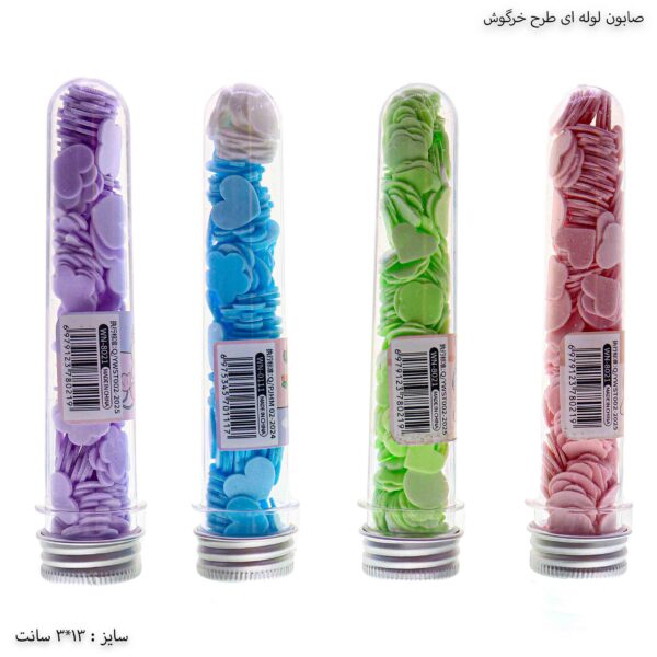 صابون لوله ای طرح خرگوش 6