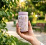 مینی تراول ماگ کوچک طرح گل 9